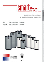 DELALAY SMART LINE SLE W 160 Notice D'installation, D'utilisation Et D'entretien