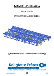 RELIGIEUX FRERES BGL Serie Manuel D'utilisation