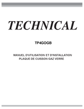 Technical TP4GOGB Manuel D'utilisation Et D'installation