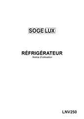 SOGELUX LNV250 Notice D'utilisation