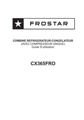 Frostar CX365FRO Guide D'utilisation