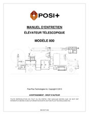 POSI+ 800 Manuel D'entretien