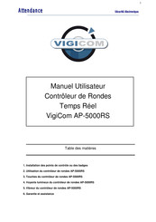 Vigicom AP-5000RS Manuel Utilisateur