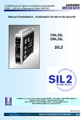 Loreme CNL35L Manuel D'installation, D'utilisation Et De Securite