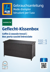 ALDI GARDENLINE SH-GKBb-1 Mode D'emploi