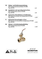 Kemper 628 0G Instructions D'installation Et D'utilisation