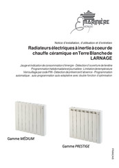 Mariniere Energie MEDIUM Serie Notice D'installation, D'utilisation Et D'entretien