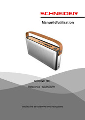 Schneider GROOVE HD Manuel D'utilisation