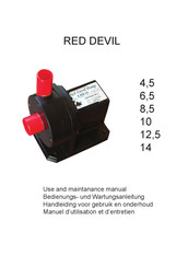 Estrad RED DEVIL 10 Manuel D'utilisation Et D'entretien