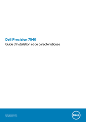 Dell P74F Guide D'installation Et De Caractéristiques
