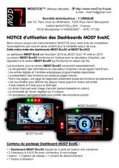 MOD7CE EvoXC Notice D'utilisation