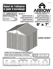 Arrow Storage Products EZ8772HVCC Manuel De L'utilisateur Et Guide D'assemblage