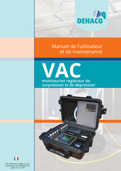 DEHACO VAC-2C Manuel De L'utilisateur Et De Maintenance