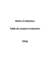 TECHYO TPI26 Notice D'utilisation