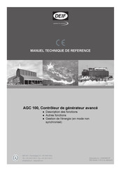 Deif AGC 100 Manuel Technique De Référence