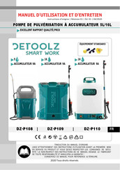 Detoolz DZ-P109 Manuel D'utilisation Et D'entretien