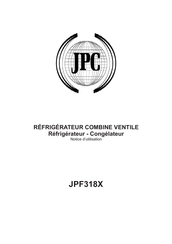 JPC JPF318X Notice D'utilisation