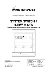 Mastervolt 55007551 Manuel Utilisateur Et D'installation