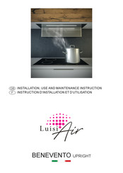 Luisi Air Benevento UPRIGHT Instructions D'installation Et D'utilisation