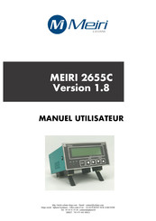 MEIRI 2655C Version 1.8 Manuel Utilisateur