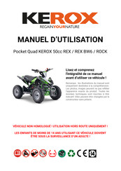 KEROX 50cc REX Manuel D'utilisation