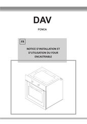 DAV FCNCA Notice D'installation