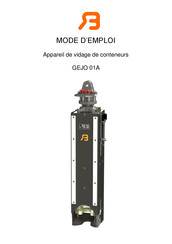 Bakker Hydraulic Products GEJO 01A Mode D'emploi