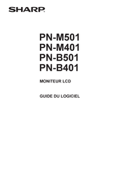 Sharp PN-M501 Guide Du Logiciel