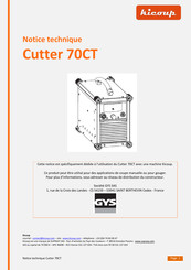 kicoup Cutter 70CT Notice Technique