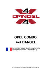 DANGEL 5890 Notice D'utilisation Et D'entretien