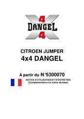 DANGEL 5300070 Notice D'utilisation Et D'entretien