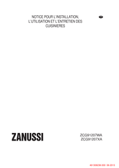 Zanussi ZCG91207WA Notice Pour L'installation, L'utilisation Et L'entretien