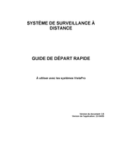 LOREX Technology VistaPro 4 Serie Guide De Départ Rapide