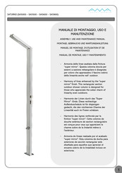 Ama SATURNO SA5000 Manuel De Montage D'utilisation Et De Maintenance