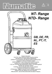 Numatic NT Serie Traduction Du Manuel D'utilisation D'origine