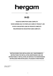 hergom H03/70 Instructions D'installation, De Service Et De Maintenance