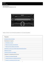 Sony DSX-B700 Guide D'aide