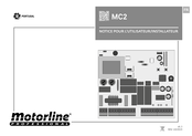 Motorline professional MC2 Notice Pour L'utilisateur/Installateur