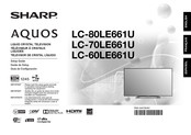 Sharp AQUOS LC-60LE661U Guide De Setup