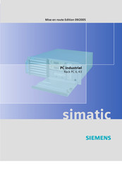 Siemens Simatic Rack PC IL 43 Mise En Route
