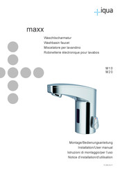 Iqua maxx M20 Notice D'installation/D'utilisation