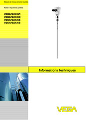 Vega VEGAFLEX 65 Informations Techniques