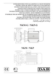 DAB NKP-G 80-200 Instructions De Mise En Service Et D'entretien