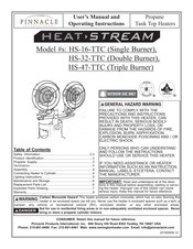 Pinnacle International HS-47-TTC Manuel De L'utilisateur Et Instructions D'utilisation