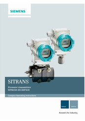 Siemens SITRANS P DS III/P410 Notice De Service