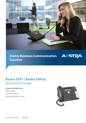 Aastra 5361 Guide De L'utilisateur Rapide