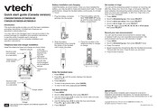 VTech CS6529-5 Guide De Départ Rapide