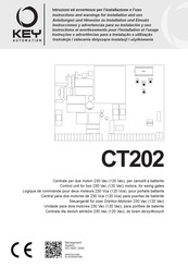 Key Automation CT202 Instructions Et Avertissements Pour L'installation Et L'usage