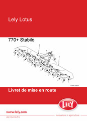 LELY LOTUS 770+ Stabilo Livret De Mise En Route
