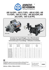 Annovi Reverberi AR 26.5.DFL Instructions Pour L'assemblage